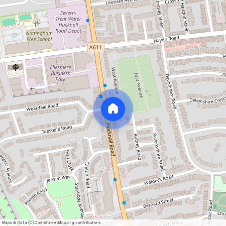 Hucknall Road, Nottingham, Nottinghamshire, NG5