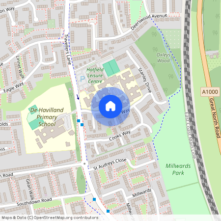 Drakes Way, Hatfield, Hertfordshire