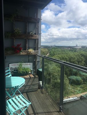 10th Floor Newly Refurbished One Bedroom Flat with Views for Rent in London, E9 - Photo 1