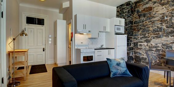 Colombier 3 ½ Entièrement Meublé à Louer Vieux-Québec Août 2026 - Photo 3