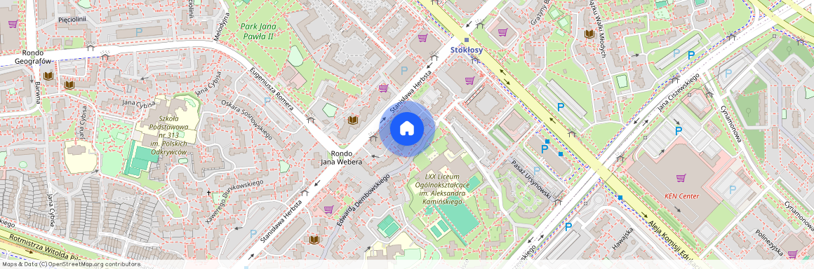 ul. Edwarda Dembowskiego 2, Ursynów Północny, Ursynów, Warszawa, mazowieckie