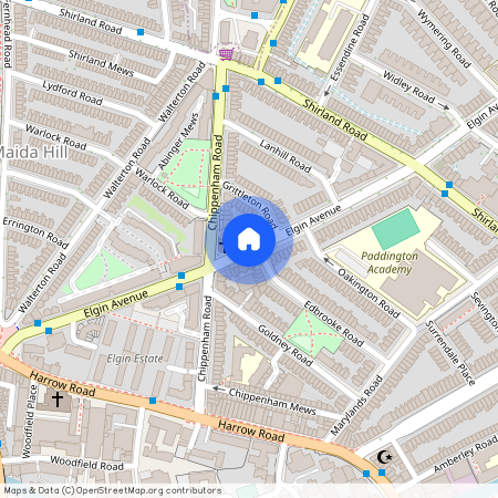 Elgin Avenue, Maida Vale, London