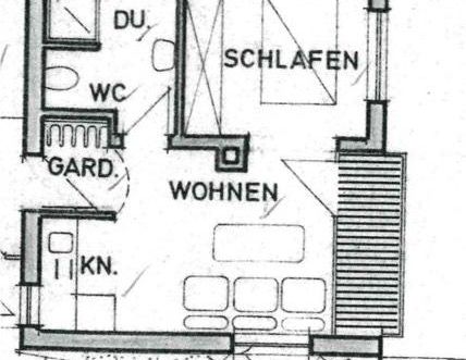Schöne 2 Zi-Wohnung - Foto 1