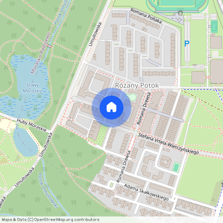 ul. Jarosława Maciejewskiego, Różany Potok, Stare Miasto, Poznań, wielkopolskie