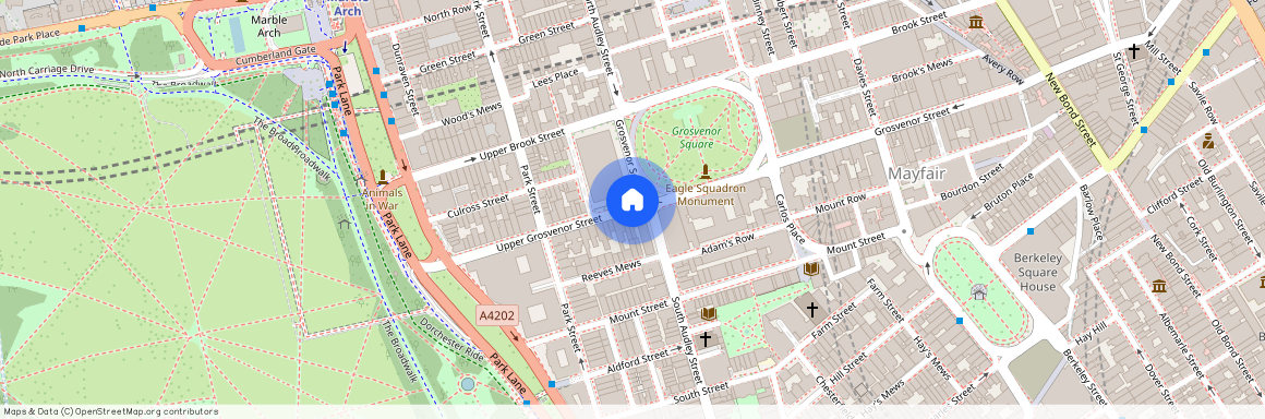 Grosvenor Square, Mayfair, London W1K