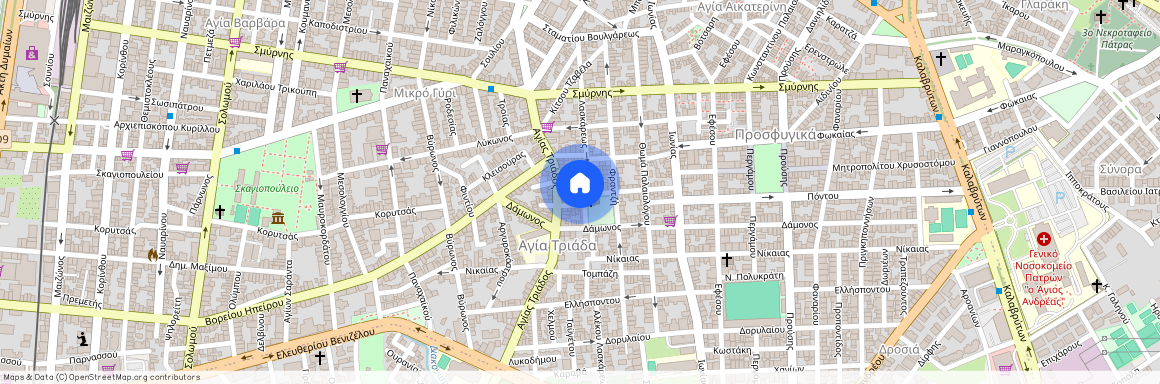 Μητροδώρου 11, Πάτρα 262 24, Ελλάδα (26224)