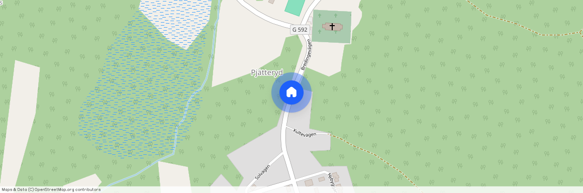 Bredingevägen, Pjätteryd