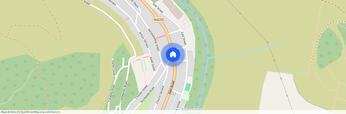 Queens Square, 247/248 East Road, Tylorstown