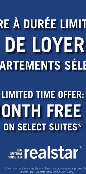 Appartements à 2 chambres (4 1/2) + 1,5 Salles de Bain | Style condo à Brossard - Photo 1