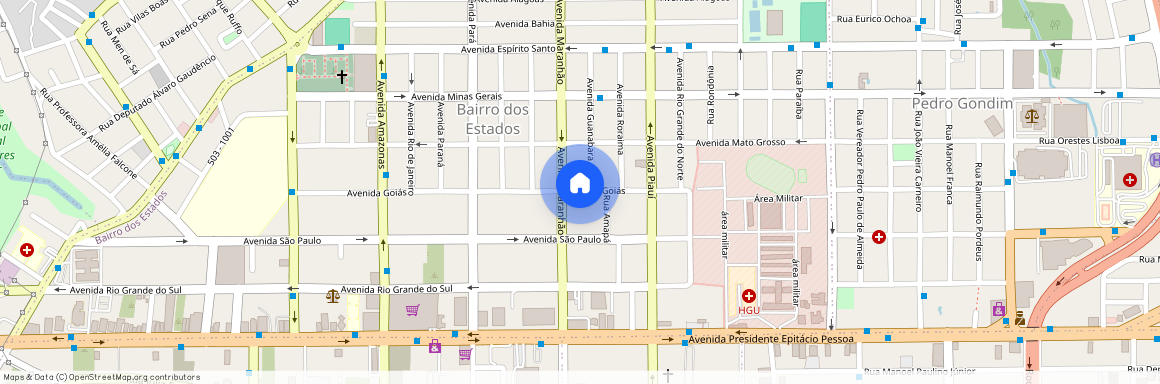Rua Goiás - de 417/418 ao fim, Estados, João Pessoa, PB, 58030061