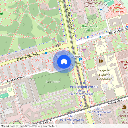 ul. Giordana Bruna, Stary Mokotów, Mokotów, Warszawa, mazowieckie