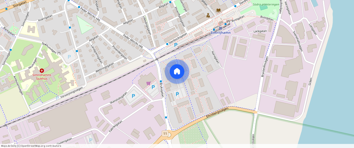 Simrishamn, Skåne, Bruksgatan 1 G