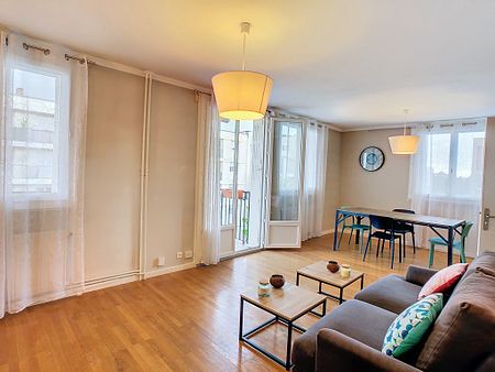 T2 MEUBLÉ - 57 m2 - BALCON - CAVE - 69100 VILLEURBANNE - Photo 2