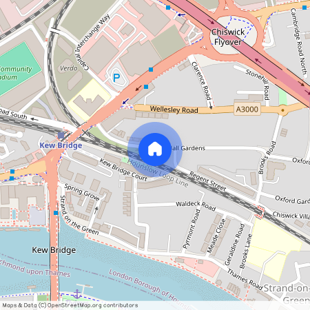 M-25, Kew Curve, Capital Interchange Way, Brentford, TW8