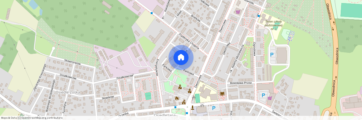 ul. Parkowa, Łaziska Górne, mikołowski, śląskie