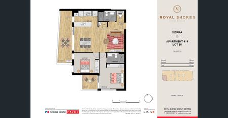 Two-bedroom apartment with water views and high ceiling - Photo 5