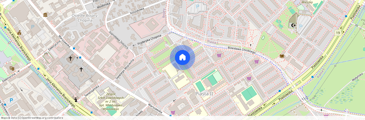 ul. Bolesława Chrobrego, Piasta II, Białystok, podlaskie