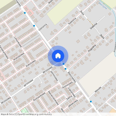 ul. Batorowska, Skórzewo, Dopiewo, poznański, wielkopolskie