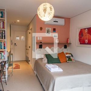 Studio para alugar com 28m², 1 quarto e sem vaga - Foto 3
