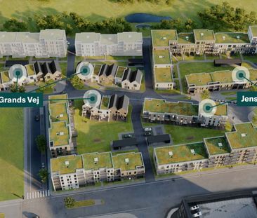 Egedal Stationsby - Praktisk 3 værelses med to gode altaner - Photo 1