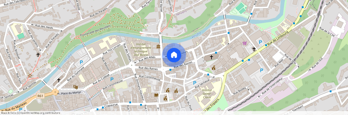 Rue des Alliés, 33, RDC, 4800, Verviers