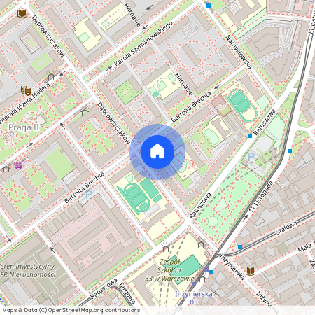 Warszawski, Warszawa, Praga-Północ, Praga, Dąbrowszczaków