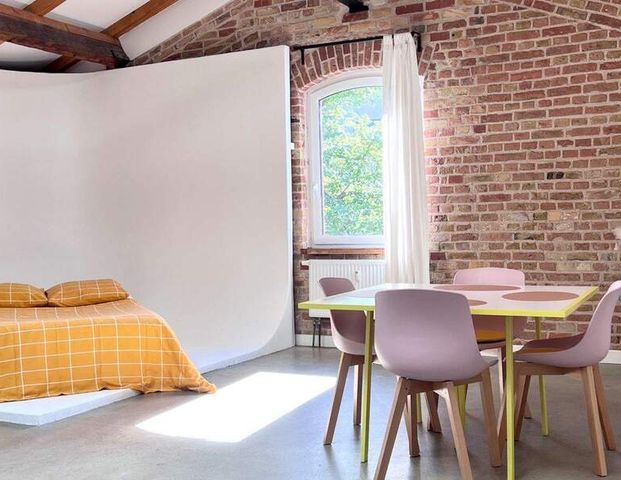 Studio-Loft Rummelsburg - 1-Zimmerwohnung als Loft mit Internet, TV, Küche, Doppelbett, Dusche/Wc - Photo 1