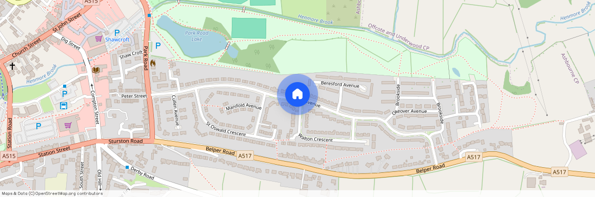 Park Avenue, Ashbourne, DE6