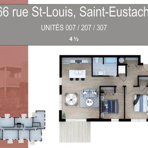 Appartements neufs 4 ½ à louer – Saint-Eustache - Photo 2