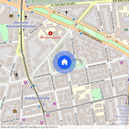 Nordendstraße 44, 60318 Frankfurt am Main, Deutschland