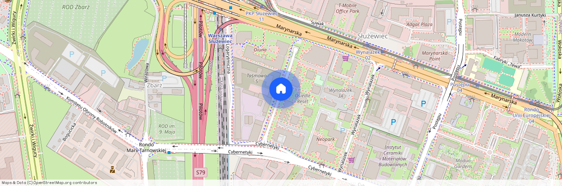 ul. Taśmowa, Służewiec, Mokotów, Warszawa, mazowieckie