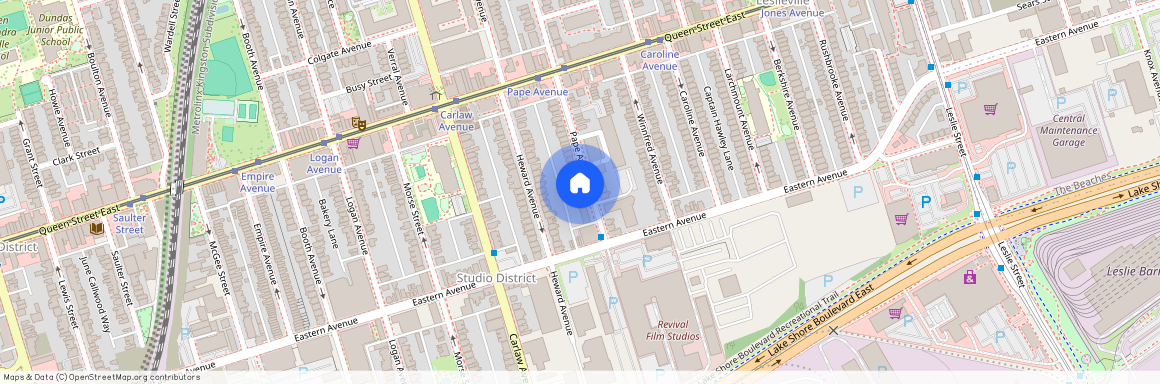 24 Pape Avenue Unit# Main, Toronto