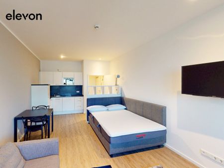 Zentral gelegenes 1-Zimmer-Apartment inklusive moderner Möblierung - Foto 2