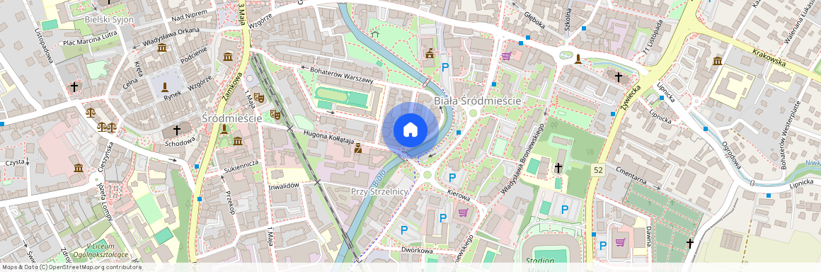 ul. kpt. Aleksandra Kunickiego, Śródmieście Bielsko, Bielsko-Biała, śląskie