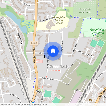 Greenfield Street, Shrewsbury, Shropshire, SY1