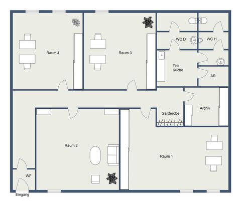 Büroräume in verkehrsgünstiger und kundenfreundlicher Lage - Photo 1
