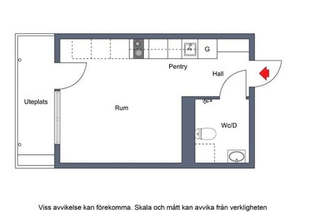 Järfälla - 1rok - tillsv - 10.350kr/mån - Foto 5