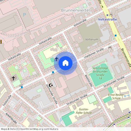 Usedomer Straße, 13355 Berlin - Mitte