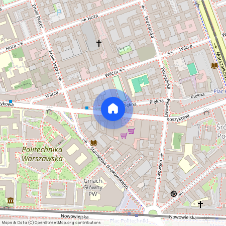 Warszawa, Śródmieście, Koszykowa
