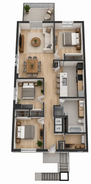 5 1/2 Et 4 1/2+ à Ste-Claire - Photo 1