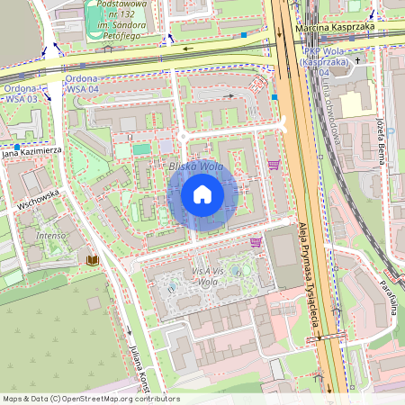 ul. Marcina Kasprzaka, Odolany, Wola, Warszawa, mazowieckie