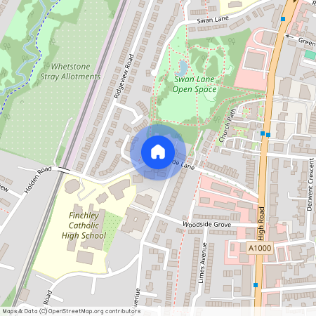 Woodside Lane, North Finchley, Barnet, London
