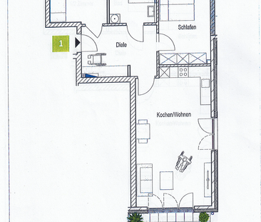 Attraktive 4,5 Zimmer Wohnung über den Dächern von Sprötze - Photo 1