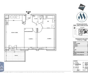 Location Appartement 3 pièces 63m² ST PIERRE EN FAUCIGNY 74800 - Photo 6