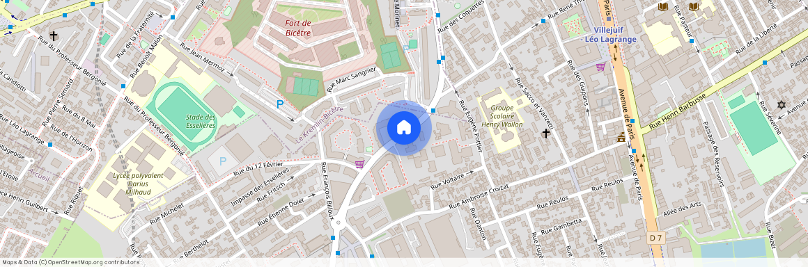 Rue Marcel Paul et Boulevard Chastenet de Géry 94800 Paris