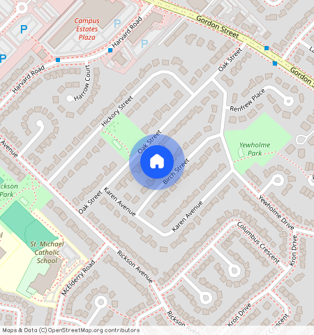 ** Birch Street, Guelph, ON, Canada