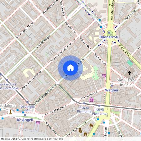 Via Raffaello Sanzio, Milan, Lombardy 20149