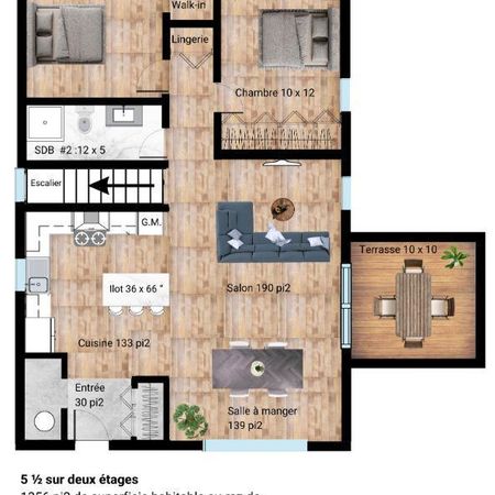 Logement 3 chambres à Val-David - Photo 4