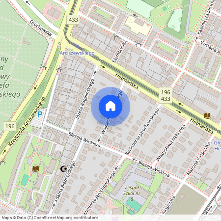 ul. Wojciecha Cybulskiego, Łazarz, Grunwald, Poznań, wielkopolskie