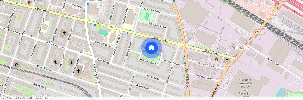 Bennan Square, Govanhill, Glasgow, G42 8SU